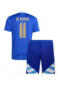 Argentinië Angel Di Maria #11 Babytruitje Uit tenue Kind Copa America 2024 Korte Mouw (+ Korte broeken)